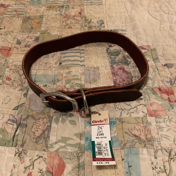 Circle T Other - NWT | Dog Leather Collar